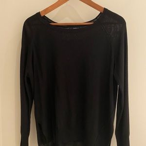 Zara Black Long Sleeved Top